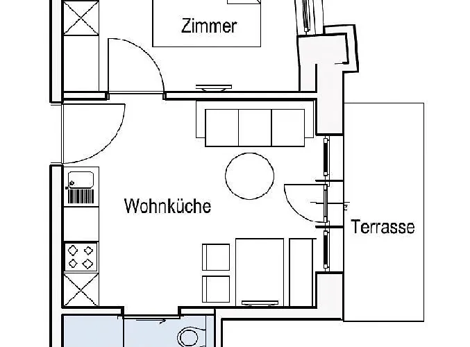Apart- Sonnhof Royal Couette-café